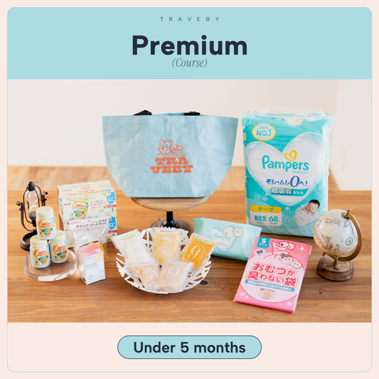 Traveling set for babies under 5 months old